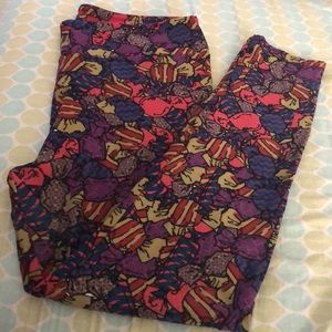 LuLaRoe TC leggings worn only once!